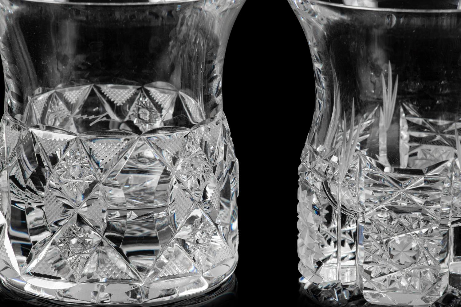 An Austrian Cut Glass Stemware Service
