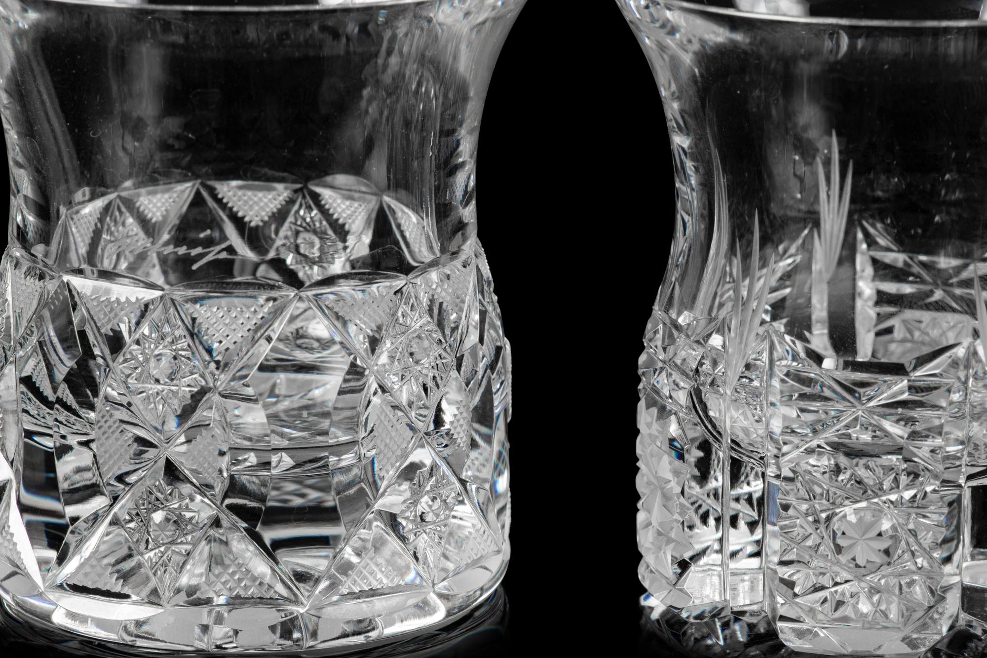 An Austrian Cut Glass Stemware Service