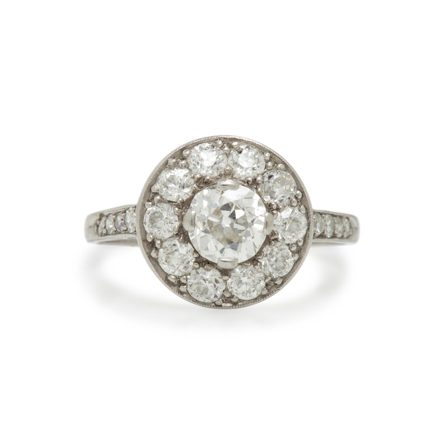 Art Deco, Diamond and Platinum Ring