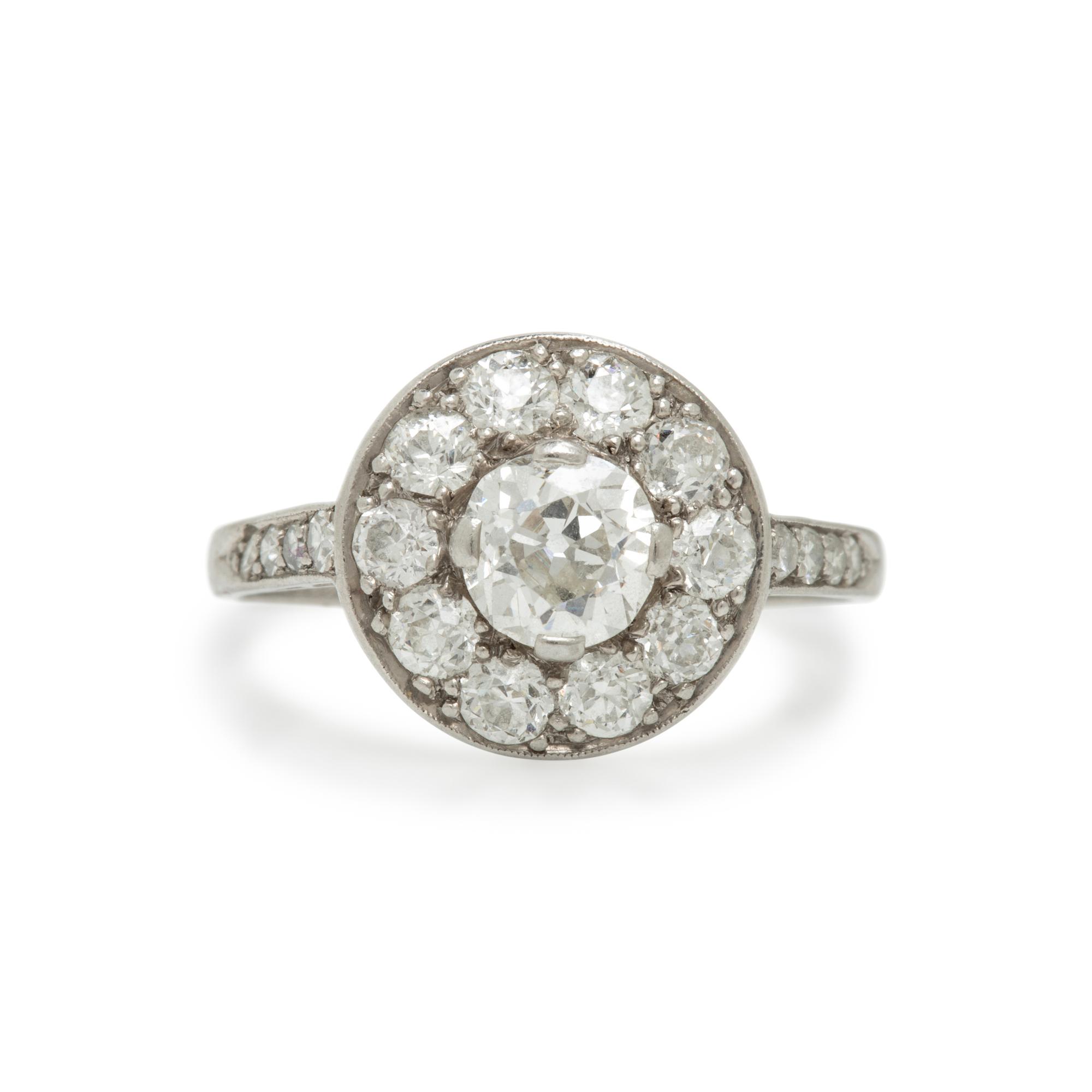 Art Deco, Diamond and Platinum Ring