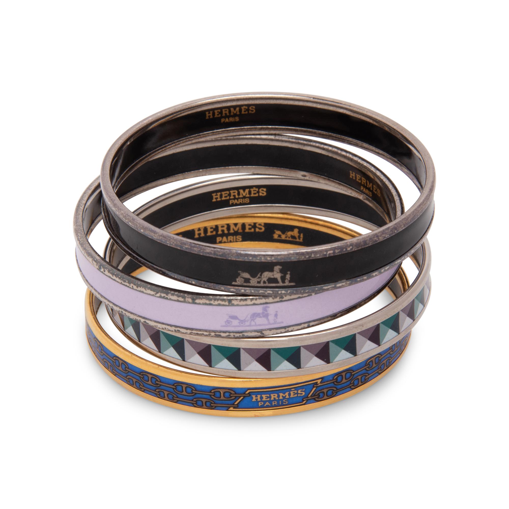 Four Hermès Bracelets