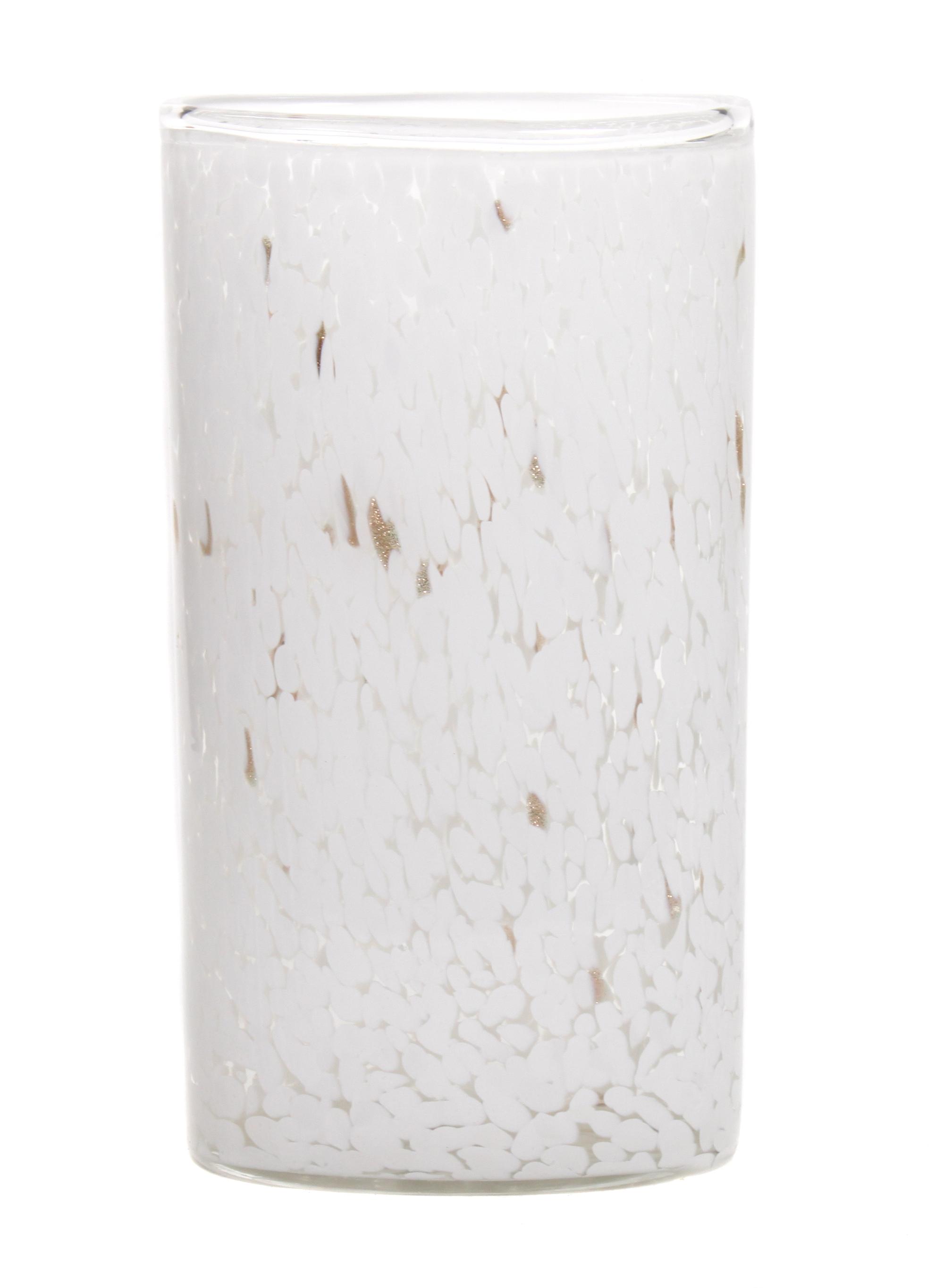 An Italian Glass Vase, Cenedese Height 13 1/2 x width 7 14 x depth 3 1/4 inches.