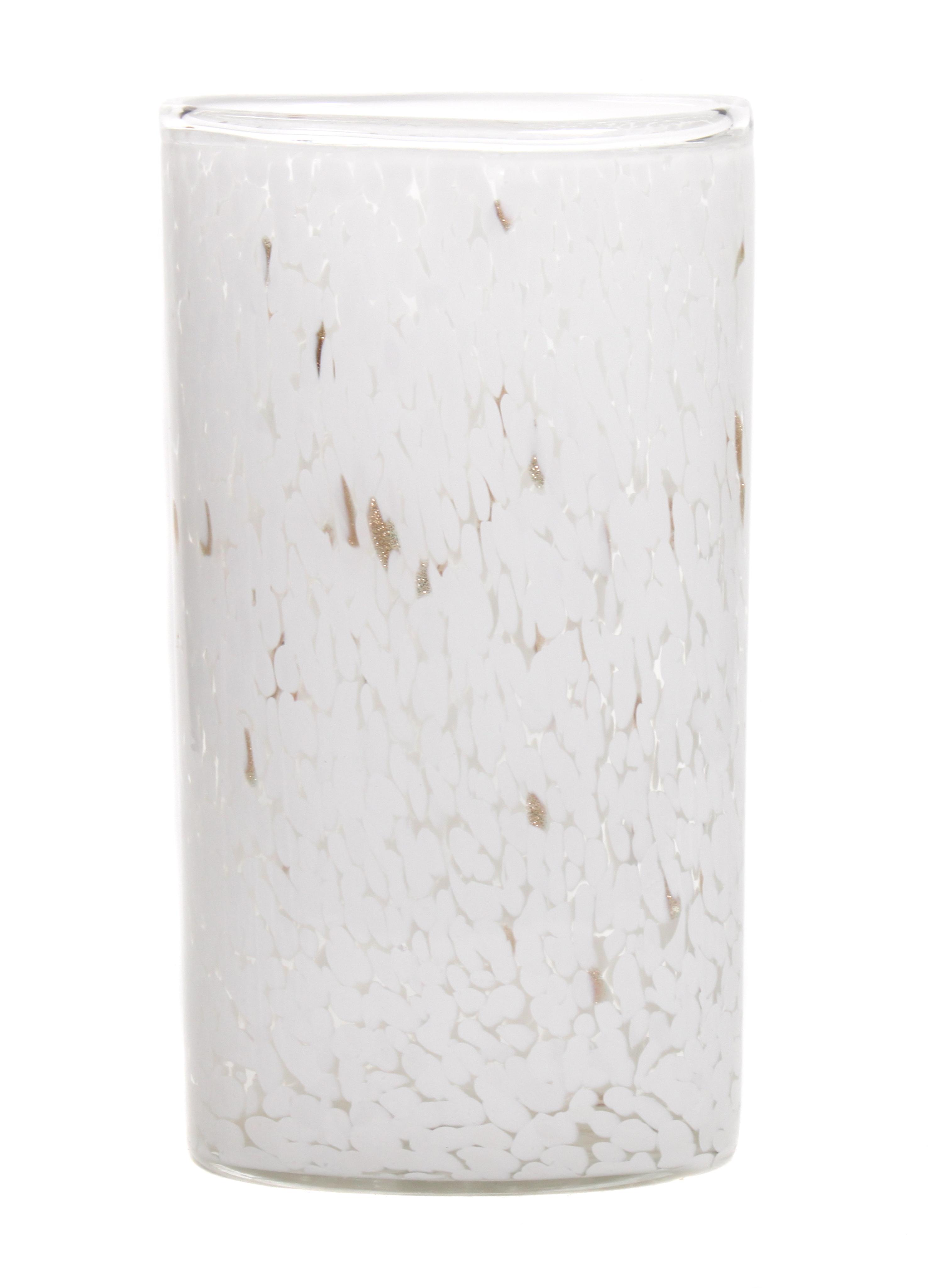 An Italian Glass Vase, Cenedese Height 13 1/2 x width 7 14 x depth 3 1/4 inches.