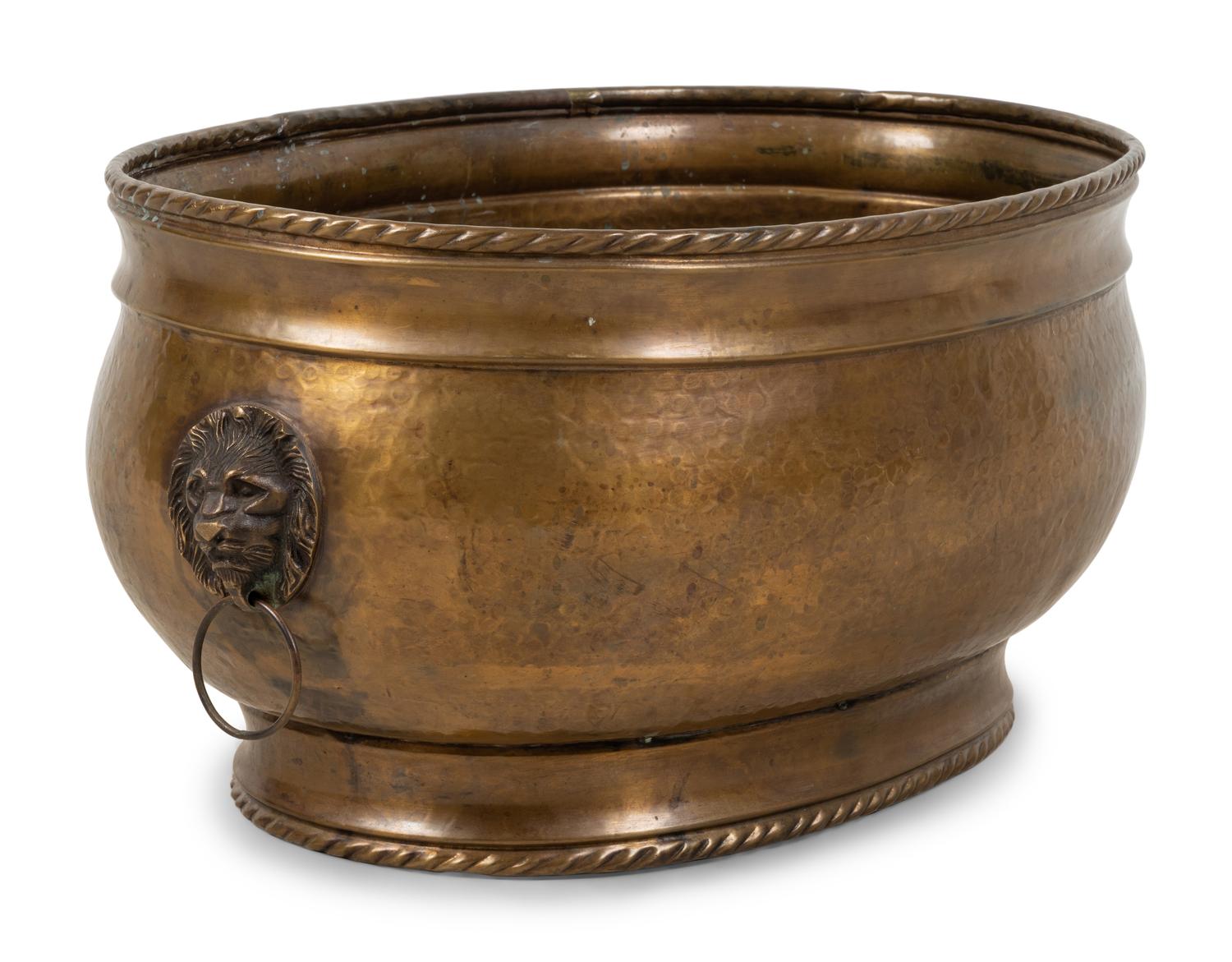 A Large English Brass Cistern