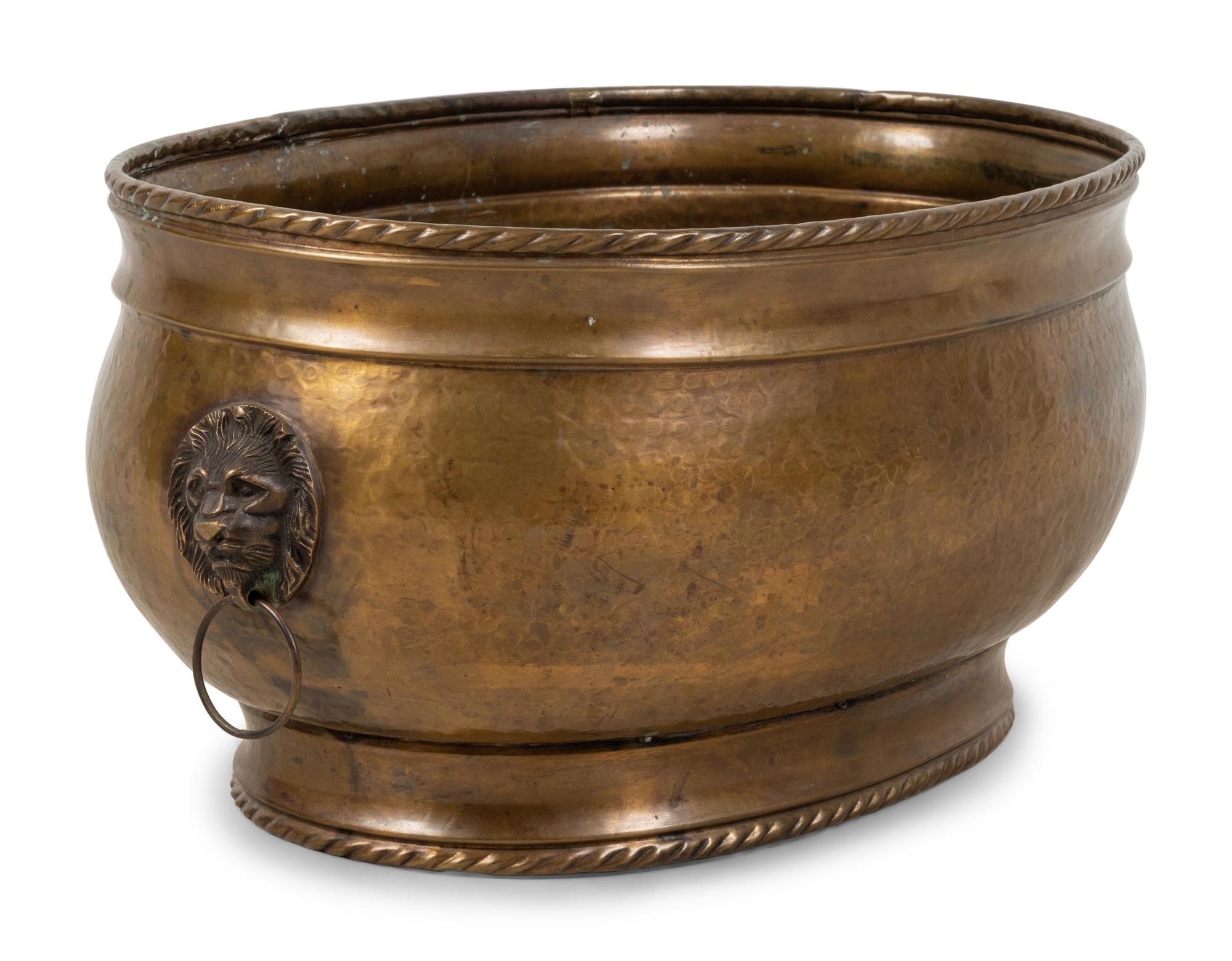 A Large English Brass Cistern