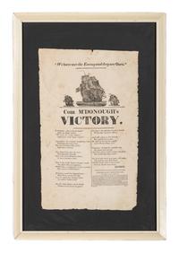[WAR OF 1812]. " We have met the Enemy and they are Ours." Com. M'Donough's Victory. N.p.: N.p., ca 1814.