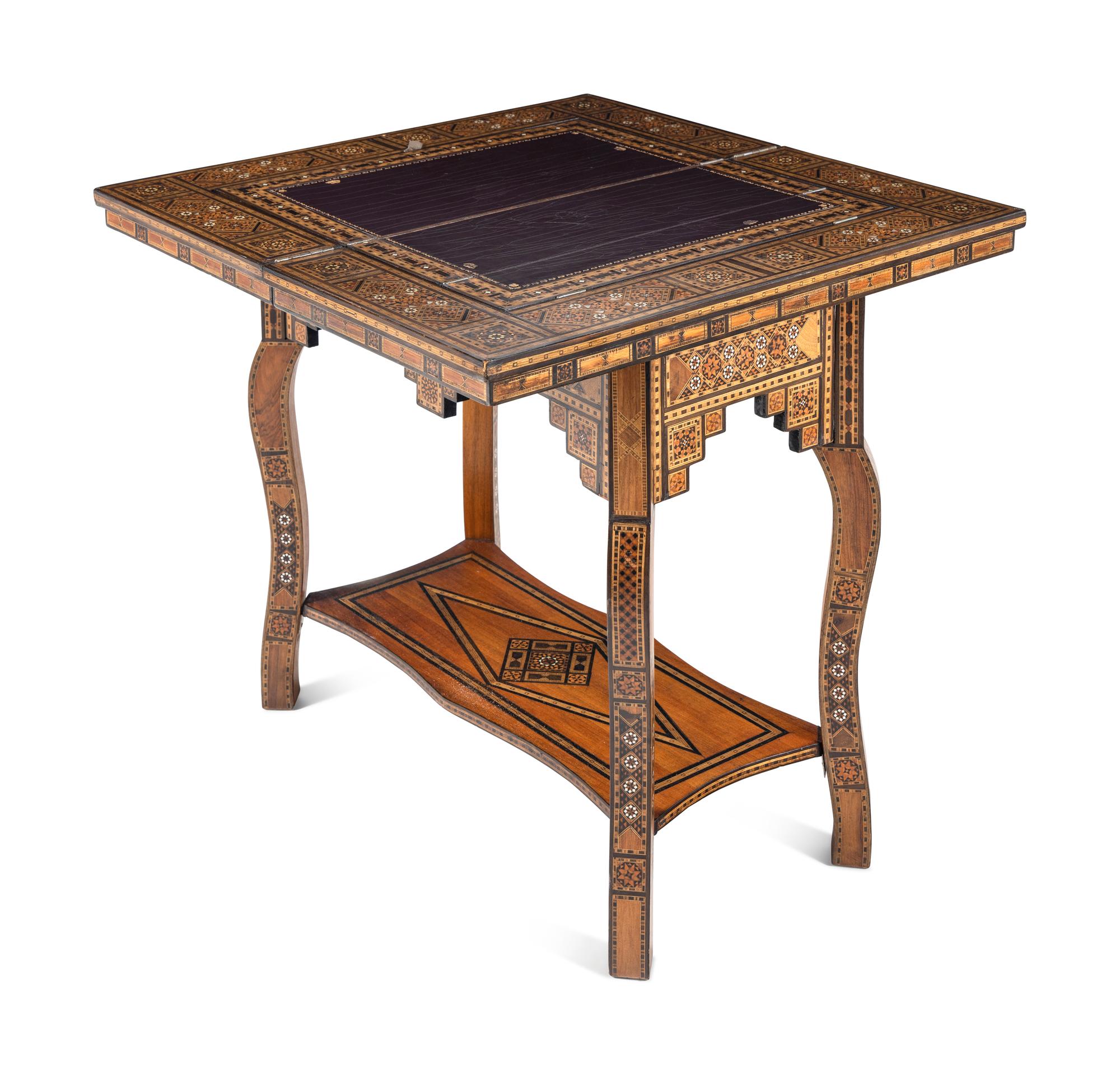 A Levantine Marquetry Game Table