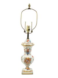 A Pair of Paris Porcelain and Gilt Metal Urns Mounted as Lamps — 19TH CENTURY