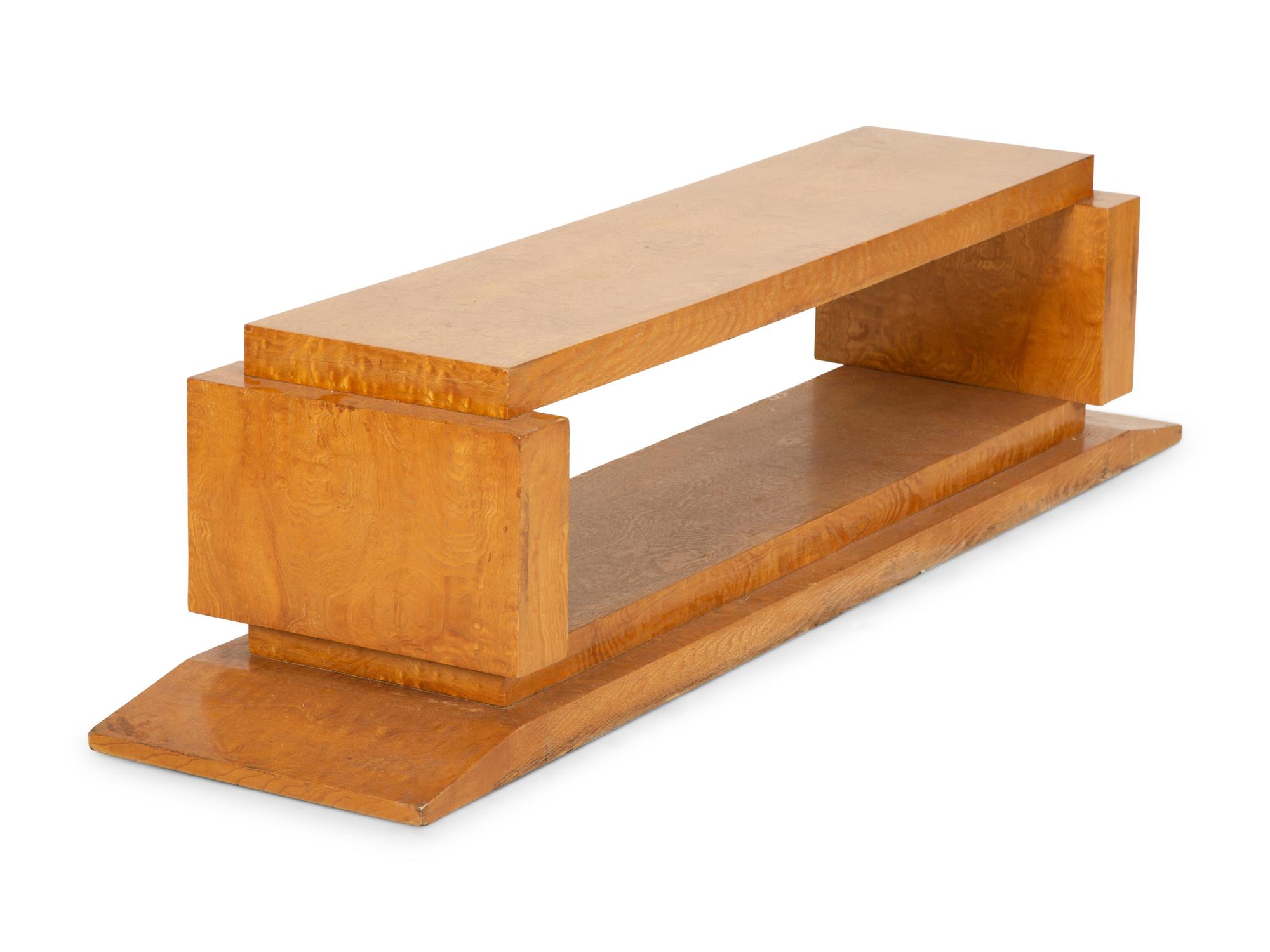 An Andre Arbus Bleached Walnut Coffee Table — Circa 1935