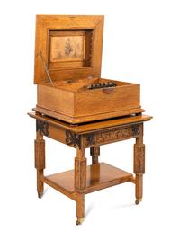 A Regina Style 26 Table Disk Music Box