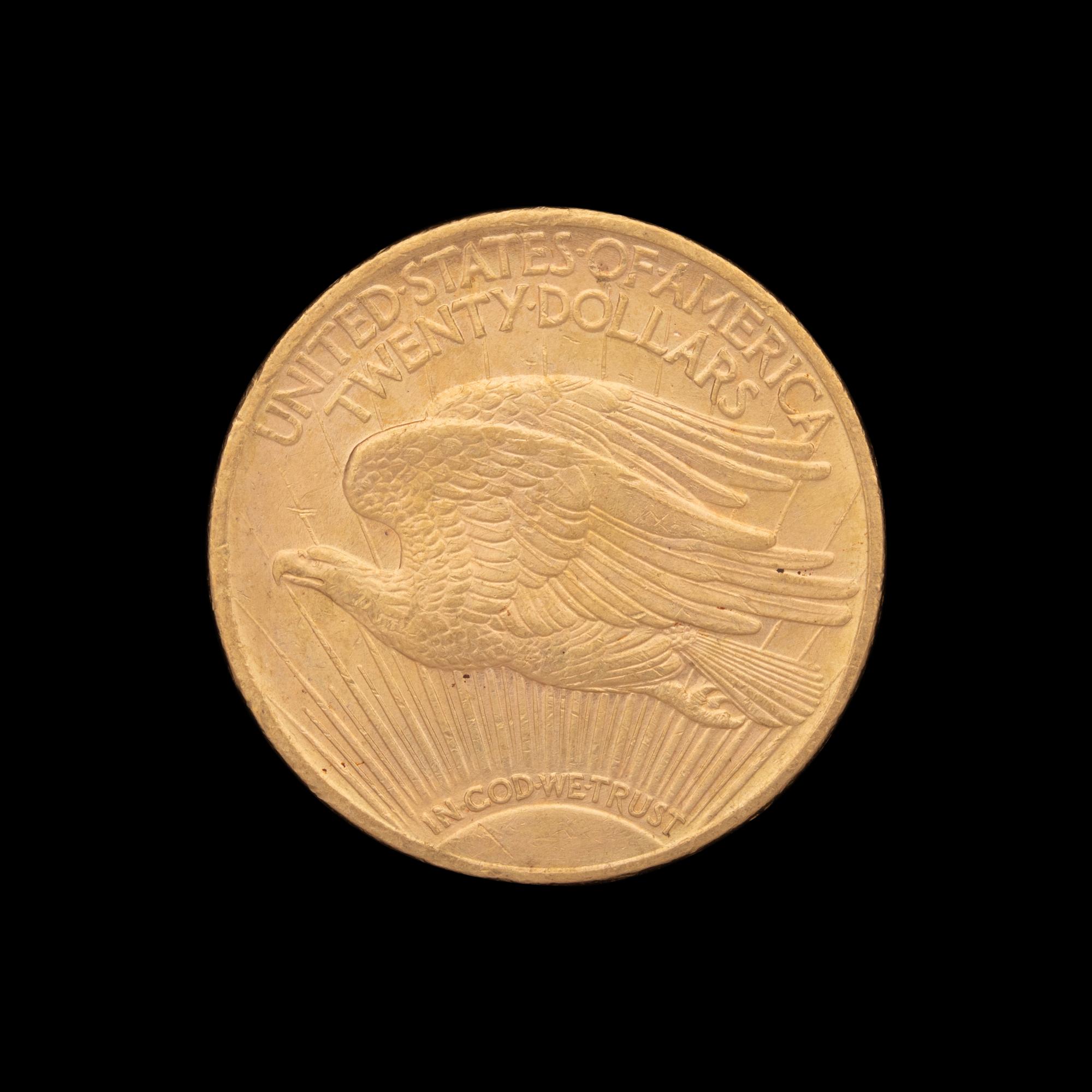 A 1922 Saint Gaudens $20 Gold Coin