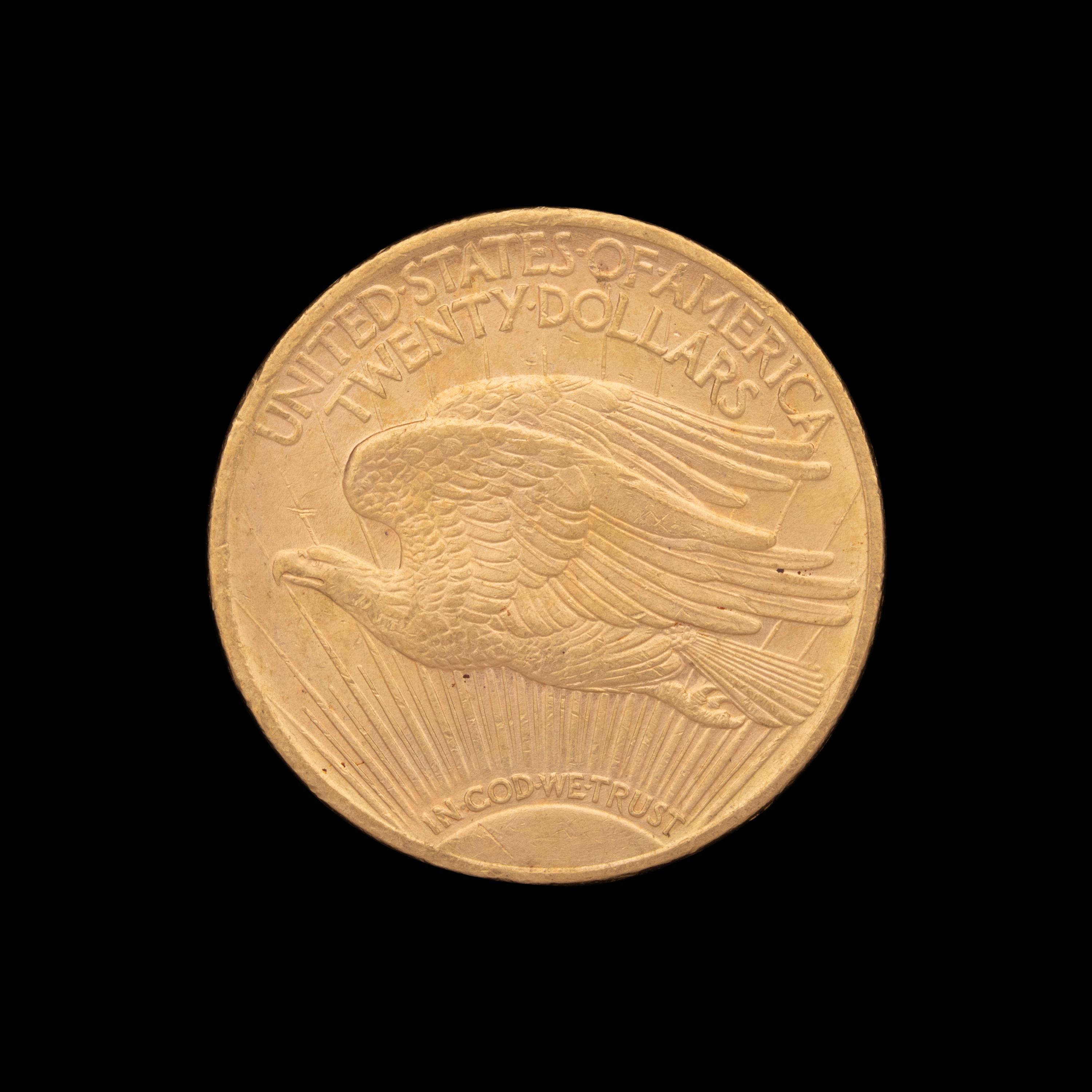 A 1922 Saint Gaudens $20 Gold Coin