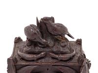 A Black Forest Carved Table Casket