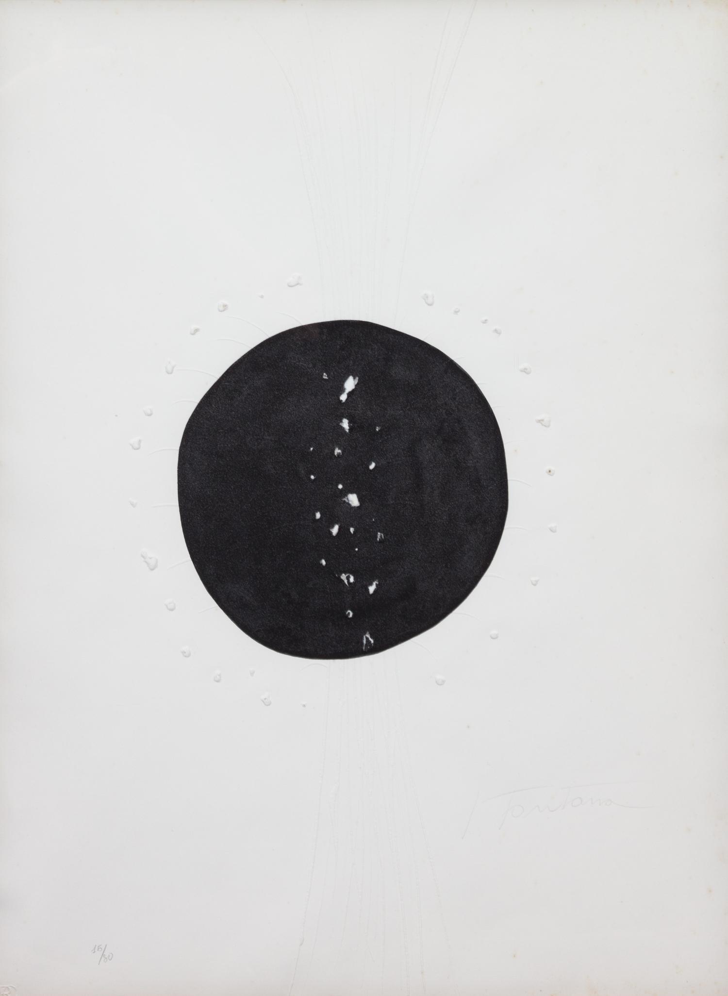 Lucio Fontana, (Argentine/Italian, 1899-1968), Concetto Spaziale, 1968