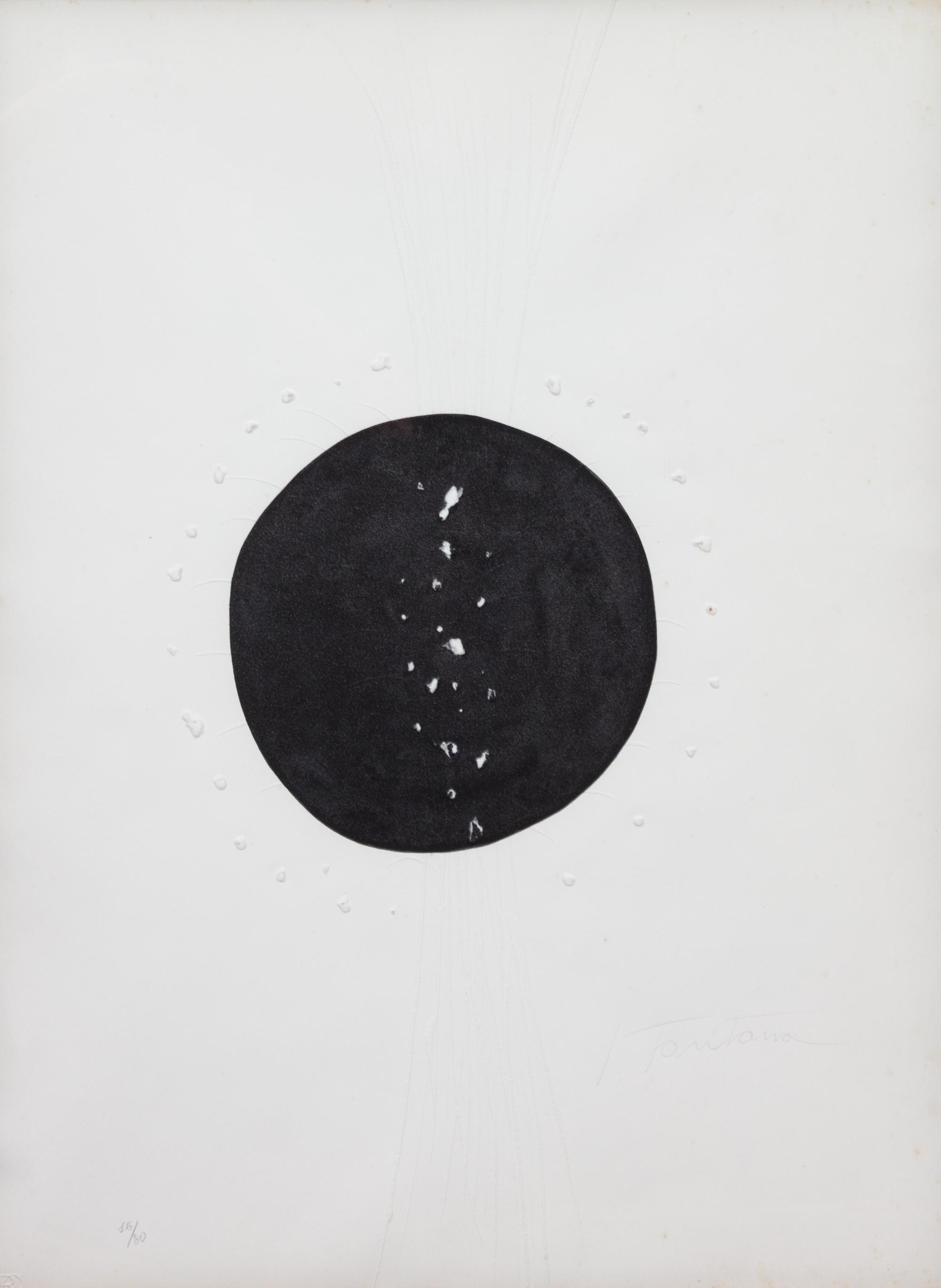 Lucio Fontana, (Argentine/Italian, 1899-1968), Concetto Spaziale, 1968