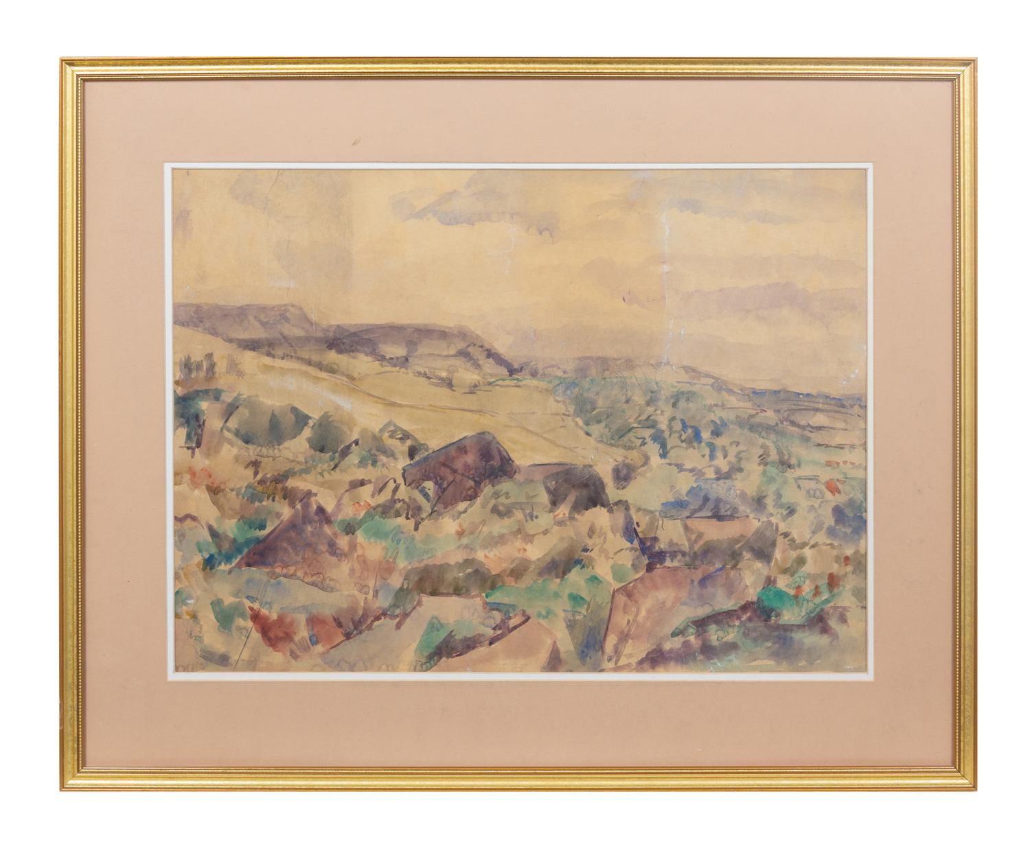 Elliott Seabrooks (British 1886-1950) Landscape in Essex,…