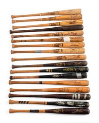 A Large Group of Assorted Game Used/Issued Baseball Bats Gifted to Former Chicago Cubs Wrigley Field Head Scorekeeper,