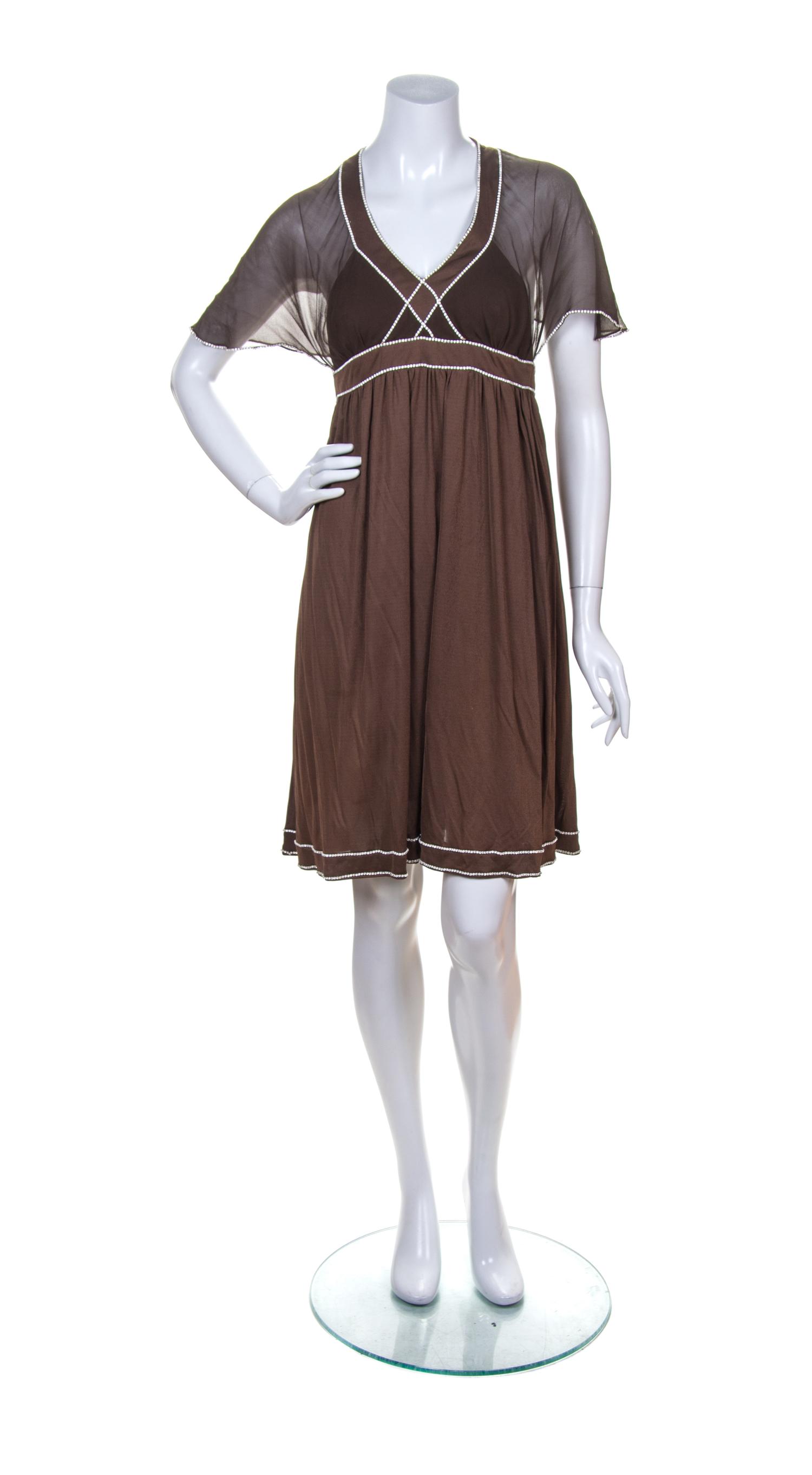 A Chloe Brown Cocktail Dress,