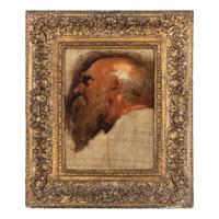 Manner of Peter Paul Rubens (Flemish, 1577-1640) — Study of an Old Man in Profile , 17th century