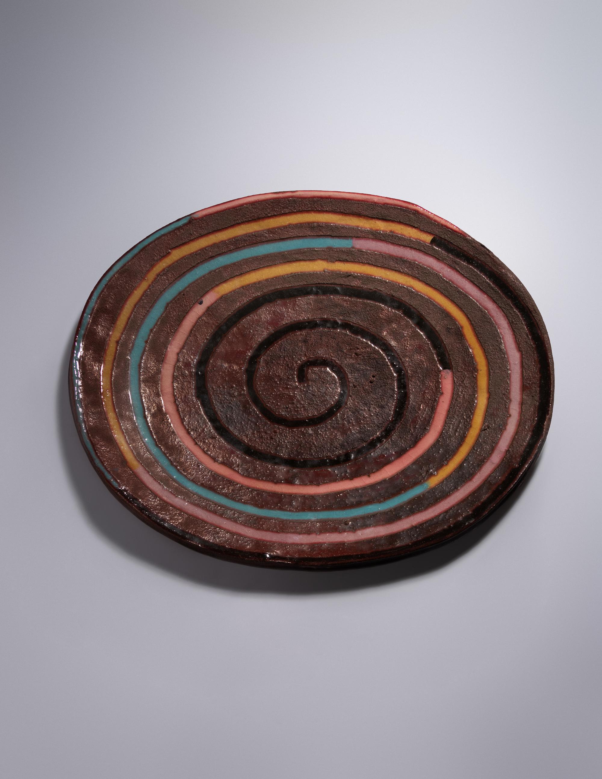 Untitled Spiral Wall Charger, c. 1982