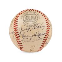 A 1952 St. Louis Cardinals Team Signed Autograph Baseball