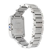 Cartier, Ref. 3485, Stainless Steel 'Tank Anglaise' Watch with Diamond Indices, with Box