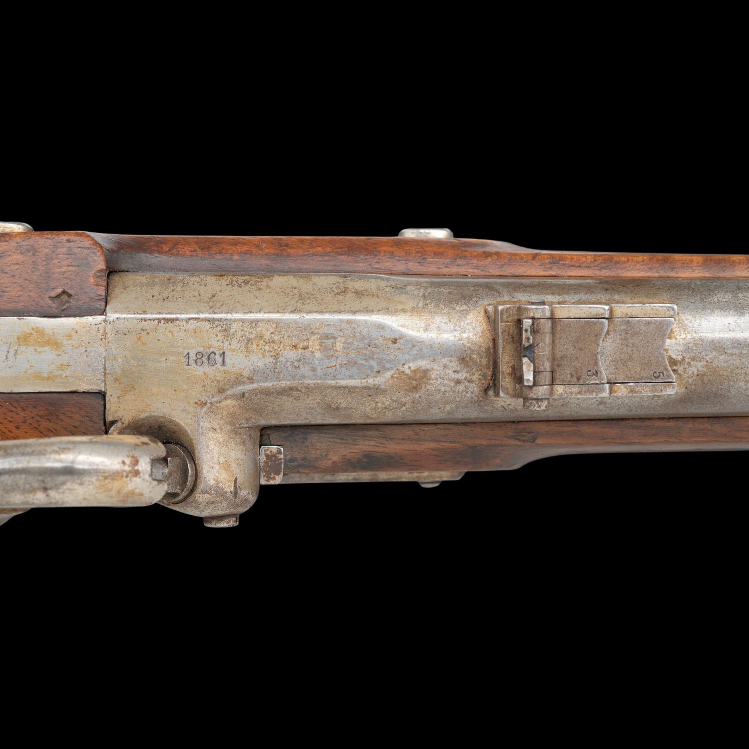 Very Rare Suhl Contract US Model 1861 Rifle Musket by Christian Funk