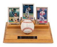 A Kings of Baseball Signed Autograph Display Featuring Pete Rose, Nolan Ryan and Hank Aaron (Beckett Authentication Services Letter),