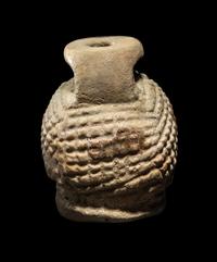 A Rhodian Faience Aryballos in the Form of a Hedgehog