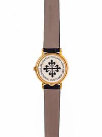 PATEK PHILIPPE, TIFFANY & CO., 18K YELLOW GOLD REF. 4819 'CALATRAVA' WRISTWATCH