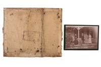 [EARLY PHOTOGRAPHY]. Family photographs, a group of images, prints, and rare ninth plate "Family Case" containing portraits of family members.