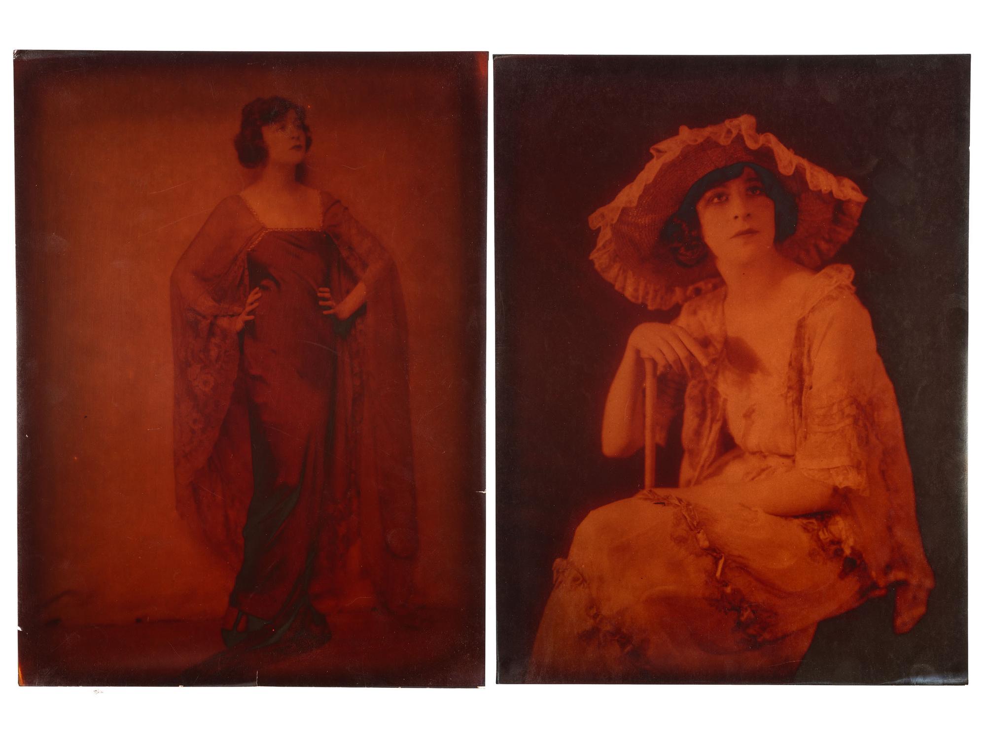 JOHNSTON, Alfred Cheney (1885-1971). Large photographic archive of glass negatives and prints. Ca 1910s-1920s.