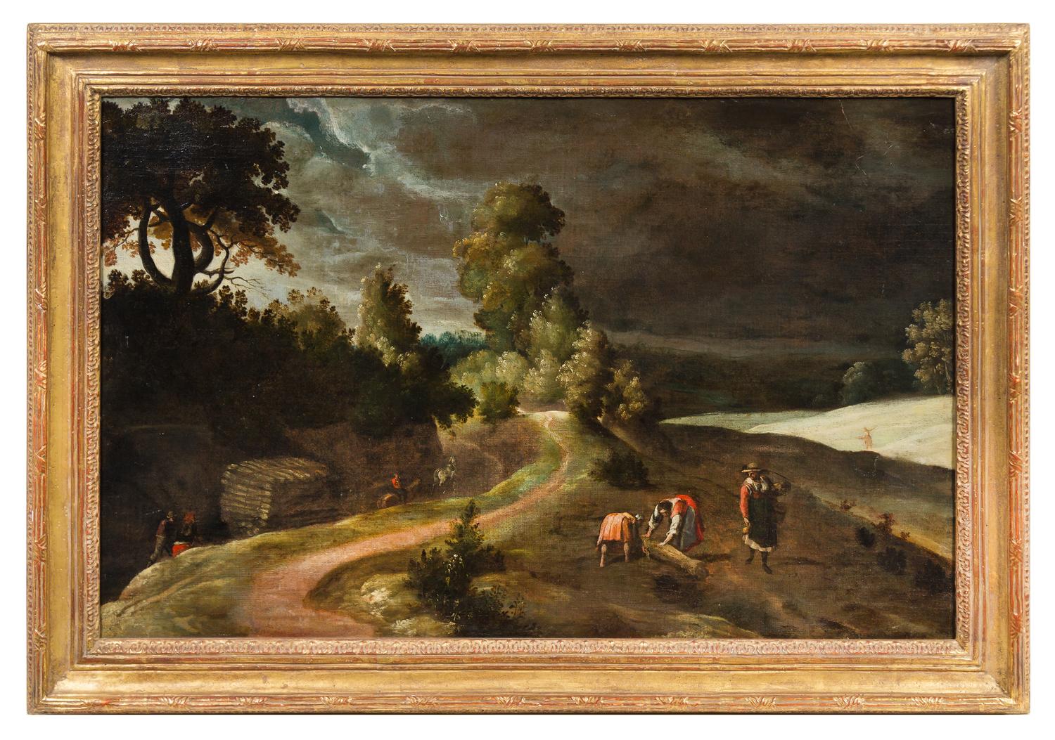 Attributed to Lucas van Valckenborch, (Flemish, 1535-1597), Paysage
