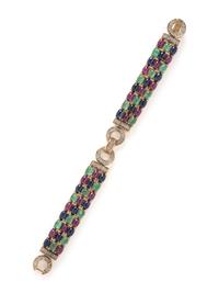 DIAMOND AND MULTIGEM BRACELET