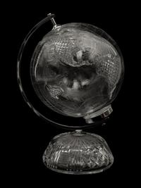 A Waterford Small World Globe on Stand — 20th Century