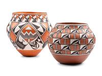 Polychrome Pottery Jars