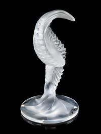 A Lalique Molded and Frosted Glass Sculpture