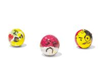 Untitled (three works from the Emoji series), 2015