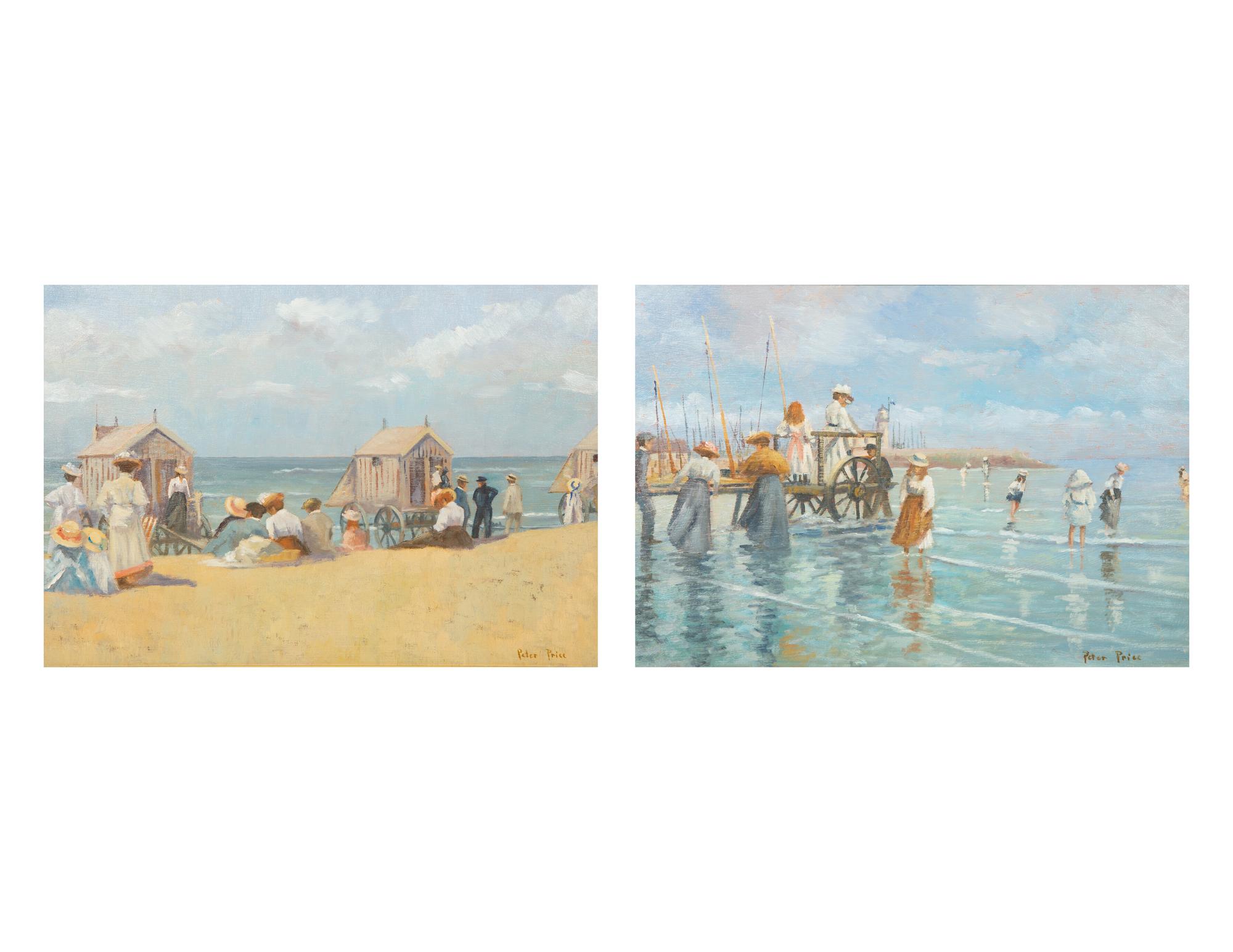 At the Beach (two works)