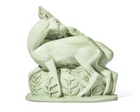 A Wedgwood Solid Gray Queensware Figural Group
