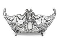 A German Silver Centerpiece Basket