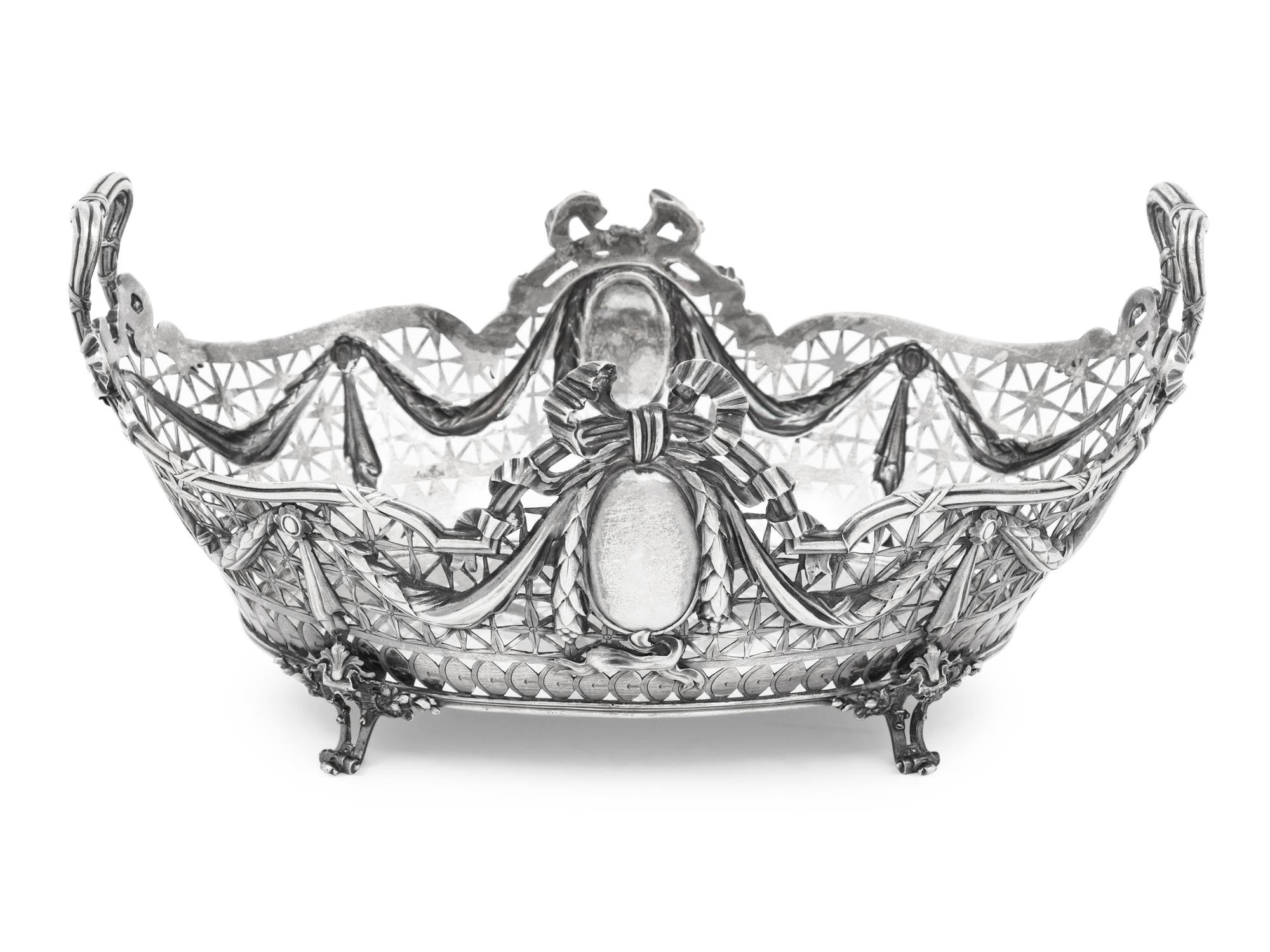 A German Silver Centerpiece Basket