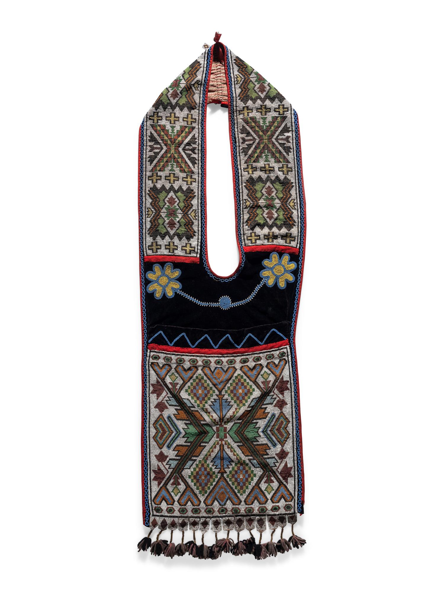Potawatomi Loom-Beaded Bandolier Bag