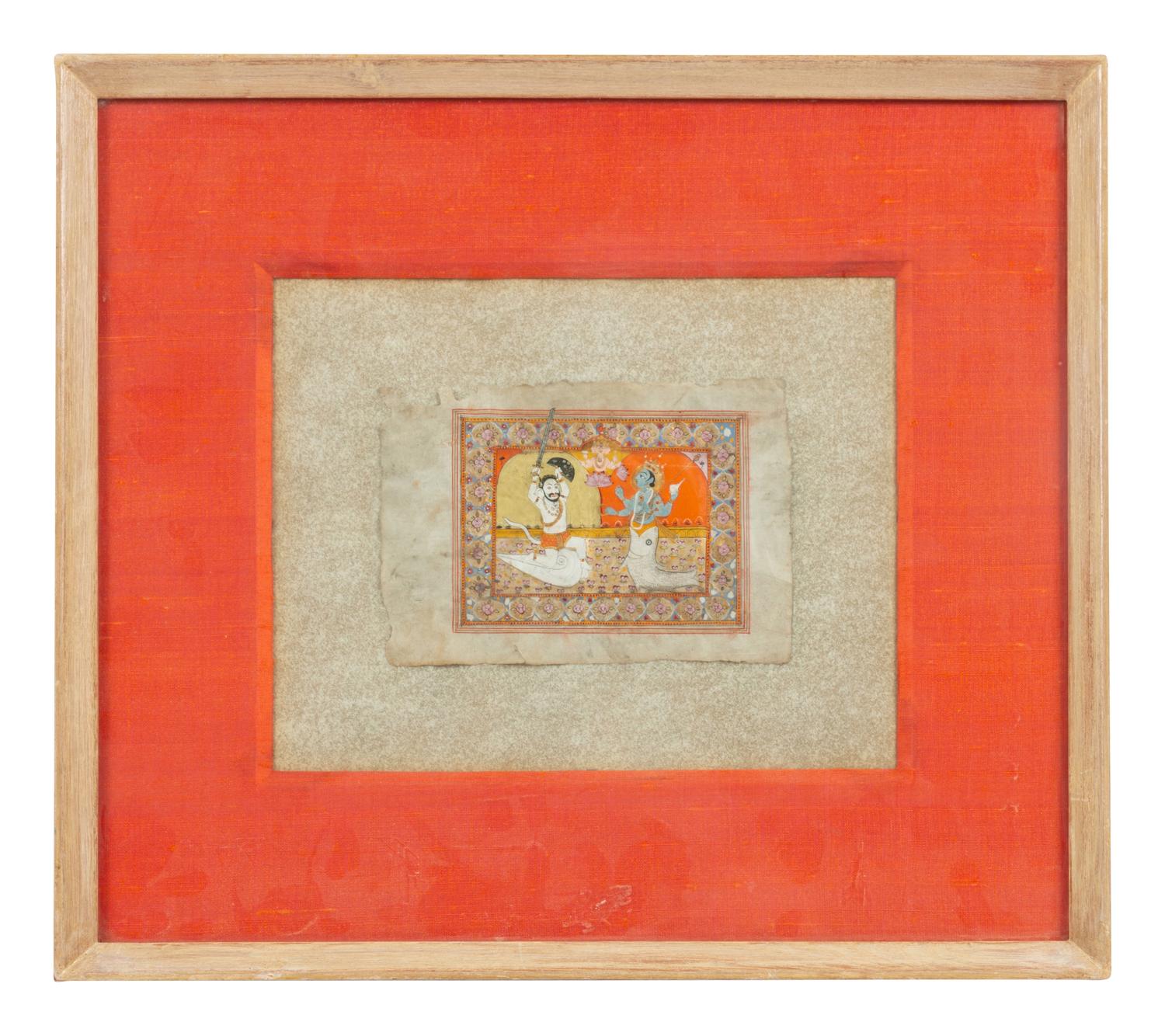 A Group of Three Mughal Miniatures
