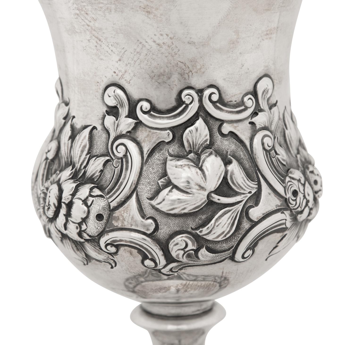 A Victorian Silver Goblet