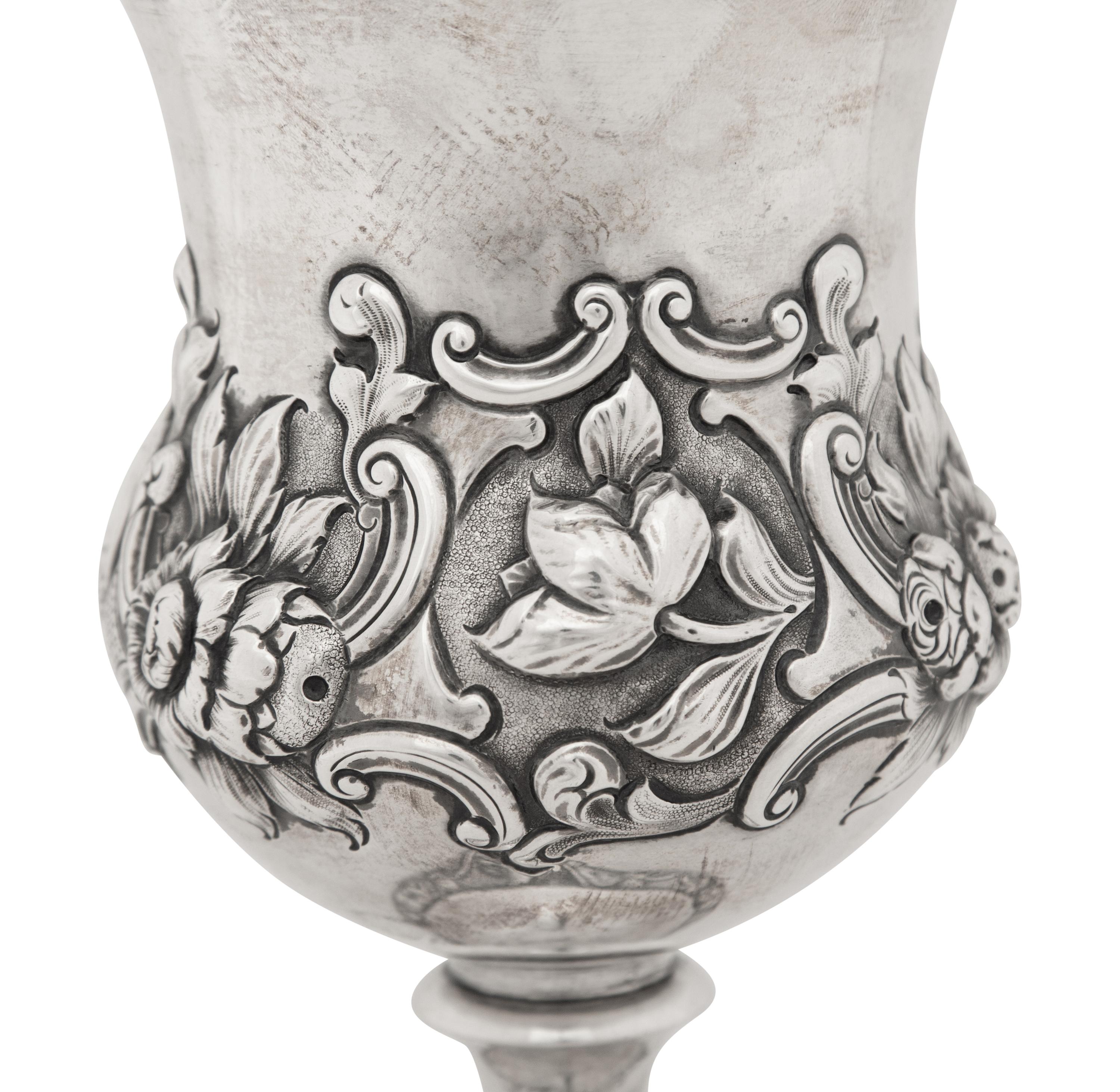 A Victorian Silver Goblet