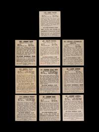 A Group of 10 1948 Leaf Baseball Cards,