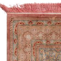 A Qom Silk Rug