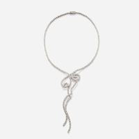 A diamond and white gold necklace designed by, Guiseppe Giacomello "Pino" & Chuang Yu