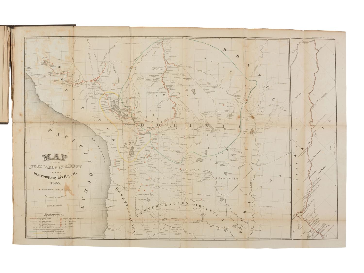 [MAPS & ATLASES]. "Maps. Andrews Report." [ With: ] "Maps. Gibbon's Report."